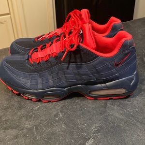 Nike Air Max 95 Obsidian Action Red Men’s 13